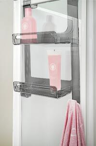 Mensola da Bagno doppia due piani in Plexiglass CLIO Dimensioni 35x56x h 19 cm peso 0,9 kg colore trasparente Fum�