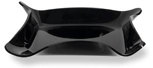 Vuota tasche rettangolare portapane dolci Plexiglass Linea DRAPPEGGI 20x15x h 3,5 cm - 0,25 kg Colore Nero