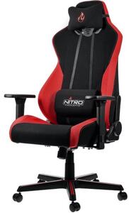 Nitro Concepts S300 sedia da gioco Inferno Red Sedia da gioco in rosso vibrante