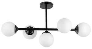 Lampadario sfere moderno nero FINO W5
