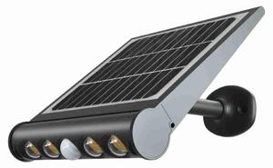 V-TAC VT-11108 Lampada led solare da giardino 8W con pannello solare da esterno con sensore pir movimento 4000k IP65 sku 6849