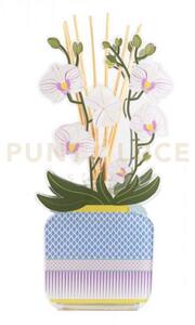 Livinia profumatore per ambienti in plexiglass decorato orchidea co