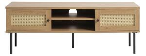Mobile TV effetto rovere colore naturale 120x43 cm Pensacola - Unique Furniture