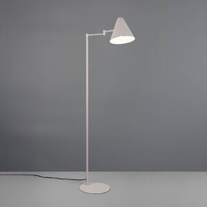 Trio Lighting Lampada da terra Cosima, Alluminio / Grigio / Zincato, Soggiorno / Sala da pranzo, Metallo, Moderno, Lampada da terra