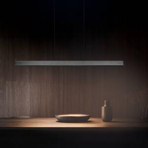 Trio Lighting Lampada LED a sospensione Donegal, nera, lunghezza 150 cm, CCT dimmerabile, Nero, Soggiorno / Sala da pranzo, Metallo, Moderno