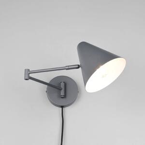 Trio Lighting Applique da parete Cosima, Nero, Soggiorno / Sala da pranzo, Metallo, Moderno, Applique