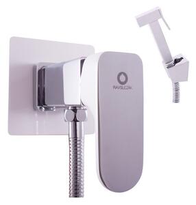 Slezák-RAV Miscelatore per vasca da bagno Slezák RAV Yukon YU154.5CB cromo/bianco Colore: cromo/bianco, Dimensioni: 150 mm