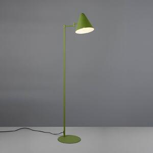 Trio Lighting Lampada da terra Cosima, Verde, Soggiorno / Sala da pranzo, Metallo, Moderno, Lampada da terra