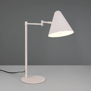 Trio Lighting Lampada da tavolo Cosima, Alluminio / Grigio / Zincato, Soggiorno / Sala da pranzo, Metallo, Moderno, Lampada da tavolo