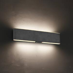 Trio Lighting Applique da parete a LED Conchita, dimmerabile, Nero, Soggiorno / Sala da pranzo, Metallo, Moderno, Applique a LED