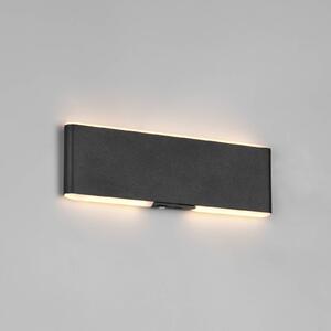 Trio Lighting Applique da parete a LED Conchita, dimmerabile, Nero, Soggiorno / Sala da pranzo, Metallo, Moderno, Applique a LED