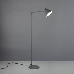 Trio Lighting Lampada da terra Cosima, Nero, Soggiorno / Sala da pranzo, Metallo, Moderno, Lampada da terra