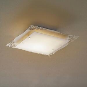 Lam Plafoniera 2065/PL41, quadrata, savana white