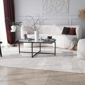Skye Decor, Sun- Sun S408NOS, nero, tavolini, 35x94x64 cm, 100% vetro temperato
