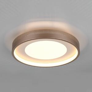 Trio Lighting Plafoniera a LED Solea, Marrone / Ruggine, Soggiorno / Sala da pranzo, Plastica, Moderno, Plafoniera LED