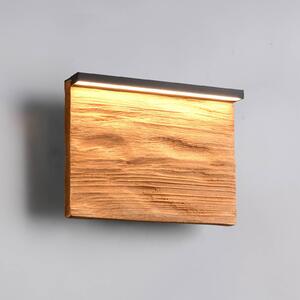 Trio Lighting Applique Kalea, dimmerabile, Legno chiaro, Soggiorno / Sala da pranzo, Legno, Applique