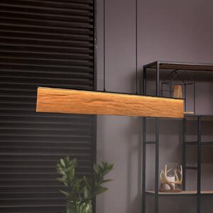 Trio Lighting Lampada a sospensione Kalea, dimmerabile, Legno chiaro, Soggiorno / Sala da pranzo, Legno, Lampada a sospensione