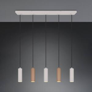 Trio Lighting Lampada a sospensione Soka, dimmerabile, Marrone / Ruggine, Soggiorno / Sala da pranzo, Metallo, Moderno, Lampada a sospensione