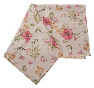 Tovaglia in misto lino adatta per pulizia con panno umido 140x140 cm – Dakls
