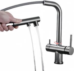 Rubinetto da cucina con doccia estraibile per lavello