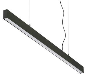Lampada Da Soffitto Collezione OFFICE LED 30W Luce Naturale 4000K Nero Ideal Lux