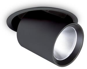 Plafoniera Nova 20W Luce Naturale 4000K Nero Dimmerabile Ideal Lux