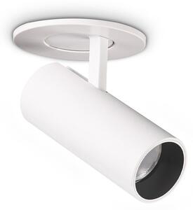 Plafoniera Nova LED 6W Luce Calda 3000K Bianco Finitura Vetro Metallo Ideal Lux
