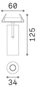 Applique Collezione PLAY LED 7W luce naturale 4000K Nero Ideal Lux