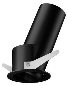 Plafoniera Quark 12W Luce Calda 3000K Finitura Nero Ideal Lux