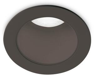 Faretto Quark 2.8W Luce Calda 3000K Finitura Nera Ideal Lux