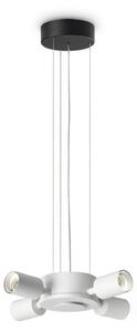 Lampadario Collezione SET 4 Luci E27 Nero Dimmerabile Ideal Lux
