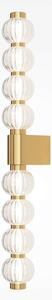 Applique Moderna Amulet Metallo Oro Led Integrato 19W Ip20