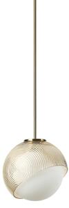 Lampada A Sospensione Bloom Ottone Altezza Regolabile Ideal Lux