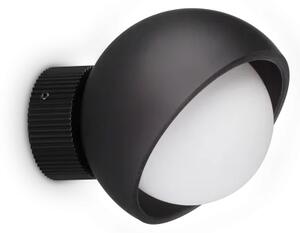 Applique Bloom G9 4W Nero Dimmerabile Vetro/Alluminio Ideal Lux