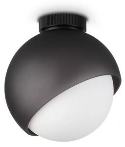 Plafoniera Bloom E27 Dimmerabile Finitura Nero 21.5cm Ideal Lux