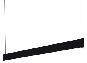 Lampada da Parete Steel 24W Luce Calda 3000K Finitura Nero Ideal Lux