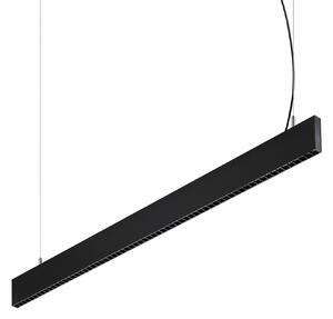 Lampada da soffitto Steel LED 30W luce calda 3000K nero Ideal Lux
