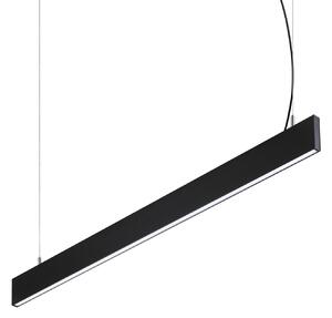 Lampada a soffitto STEEL LED 29W luce calda 3000K nero Ideal Lux