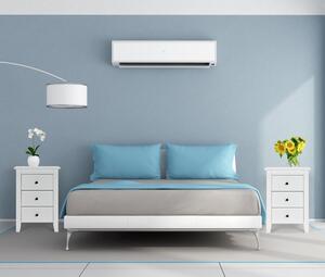 Costway Set di 2 comodini con 3 cassetti per camera da letto, Cassettiera moderna vicino al letto Bianco