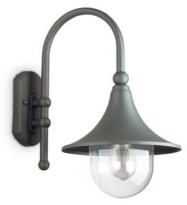 Applique Arco Rustica-Country Cima Alluminio Antracite 1 Luce E27