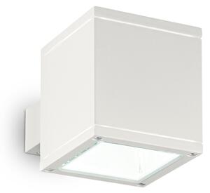 Applique Moderna Snif Square Alluminio Bianco 1 Luce G9 3W 3000K Luce Calda