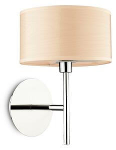 Applique Industrial-Minimal Woody Metallo Marrone Legno Marrone 1 Luce 3W 3000K