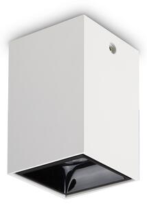 Plafoniera Moderna Nitro Square Alluminio Bianco Led 15W 3000K Luce Calda