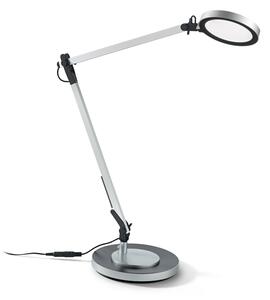 Lampada Da Scrivania Moderna Futura Alluminio-Plastiche Cromo Led 12,5W 4000K