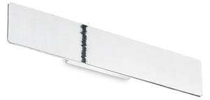 Applique Moderna Zig Zag Metallo Cromo Led 23W 3000K Luce Calda