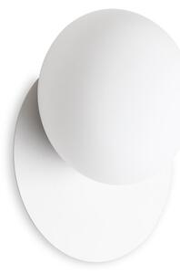 Applique Contemporanea Ninfea Metallo Bianco 1 Luce Gx53 9W 3000K Luce Calda