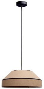 Lampadario a sospensione con filo MANISO 1xE27/60W/230V diametro 45 cm beige