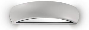 Applique Da Parete Contemporaneo Giove Alluminio Grigio Luce E27 60W 3000K Ip54
