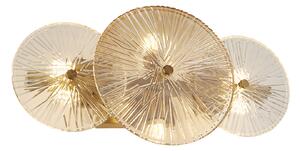 Plafoniera Contemporanea Wagon Wheel Acciaio Adjustable Vetro 6 Luci G9