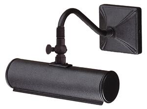Applique Classica Picture Light Acciaio Nero 1 Luce E14